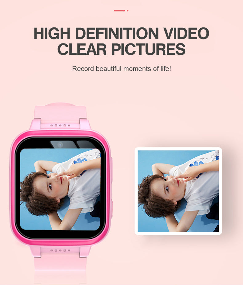 Ceas smartwatch copii Techone Y90, Roz Ceas smartwatch copii Techone Y90, Roz